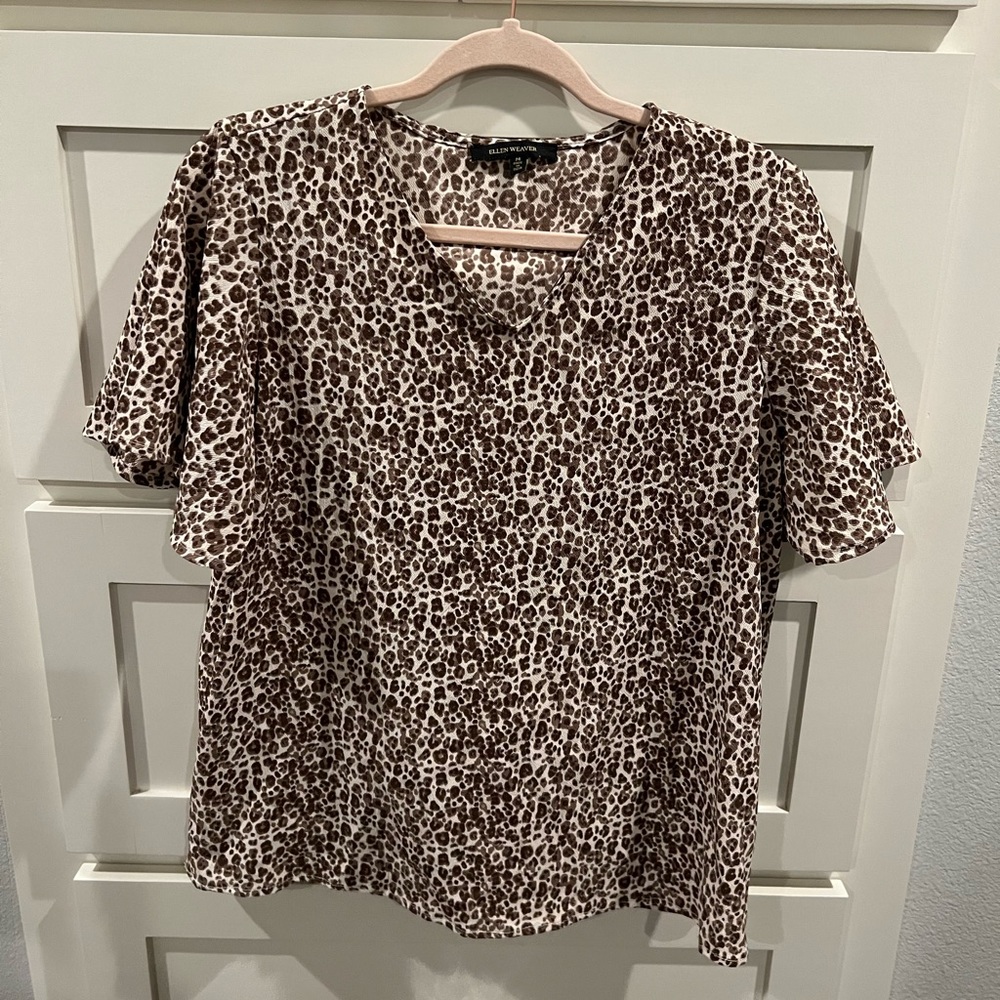 Cheetah print top